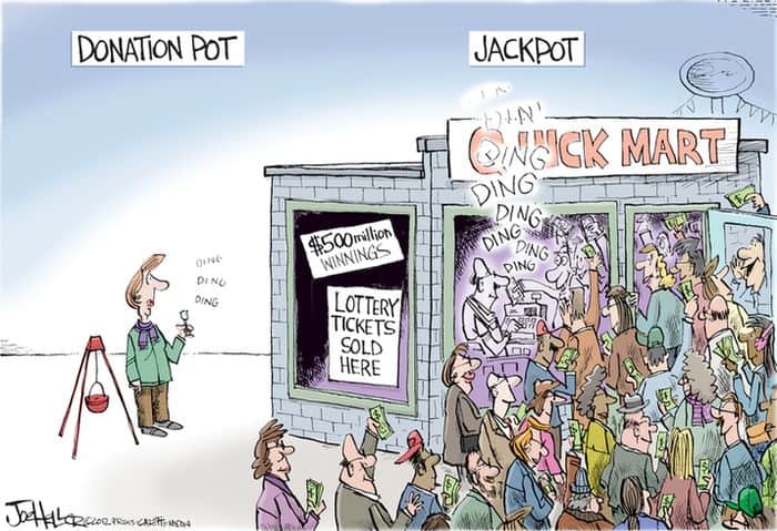 有預算的話,直接做公益,雙方都是大贏家, via Joe Heller