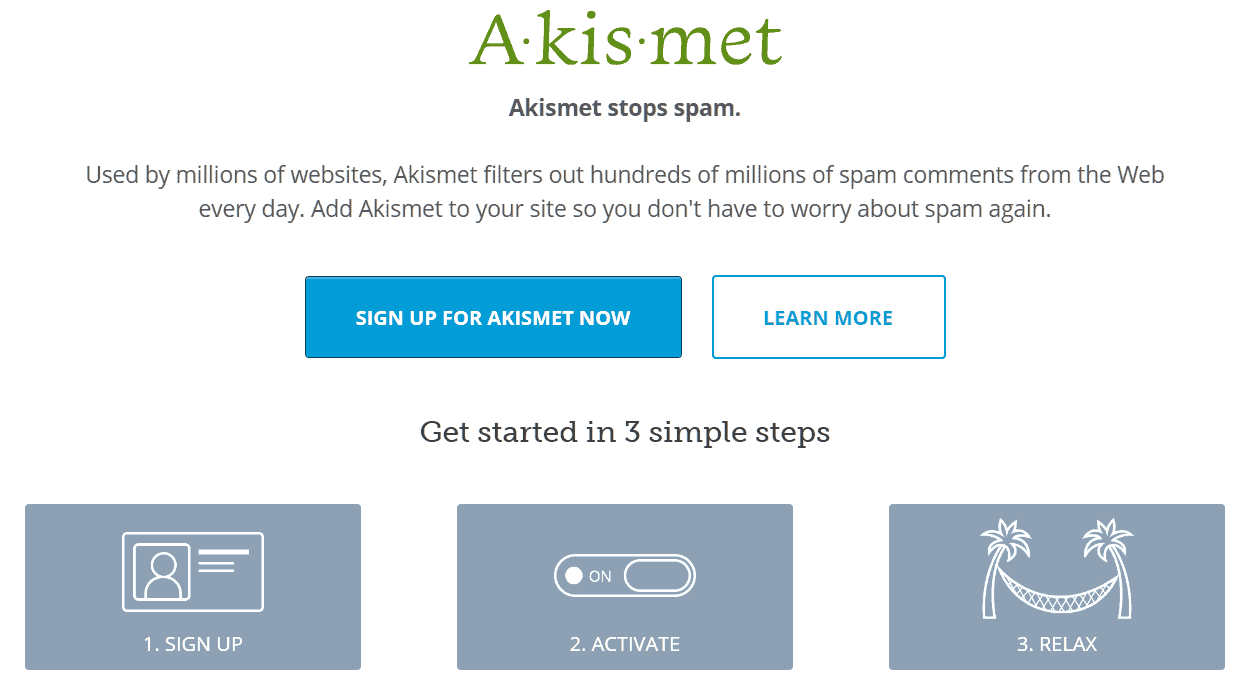 Screenshot-2018-5-3 Akismet Spam Protection for WordPress - Akismet